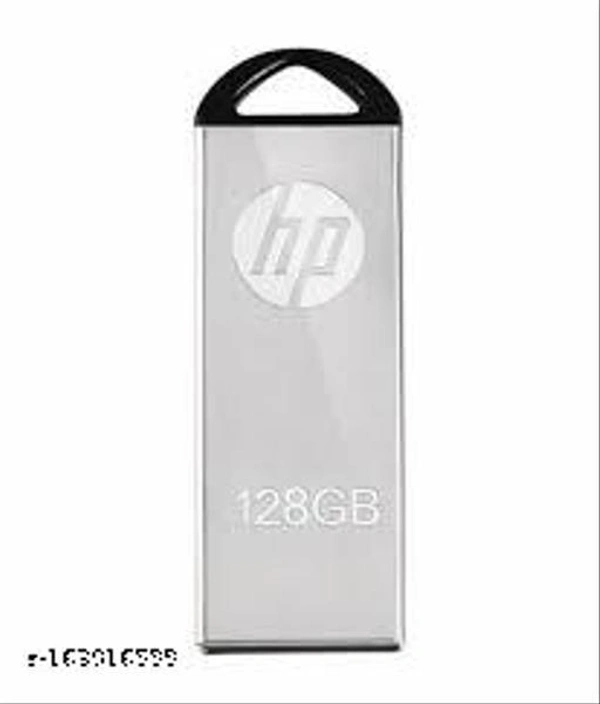 H,P V220W 128 GB Pen Drive (Silver) - Free Size