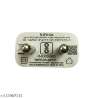  Infinix CU-60IX 2 A Mobile Charger with Micro USB Cable. || Original INFINIX Charger with 1m USB Cable || Fast Charging Infinix Charger. - Free Size