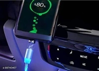 Buy With Trust RIT Magnetic Fast Charging Cable With LED Light Flow Data Cable 3 in 1 Multiple Pin Charging Pad For Micro,Type-c,ios - Free Size