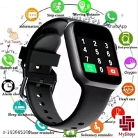 T 500 Full Touch Screen Bluetooth Smartwatch with Body Temperature, Blood Pressure, Heart Rate & with All 3G/4G/5G Android & iOS Smartphones for Men & Women (Black).4Smart Watches - Free Size