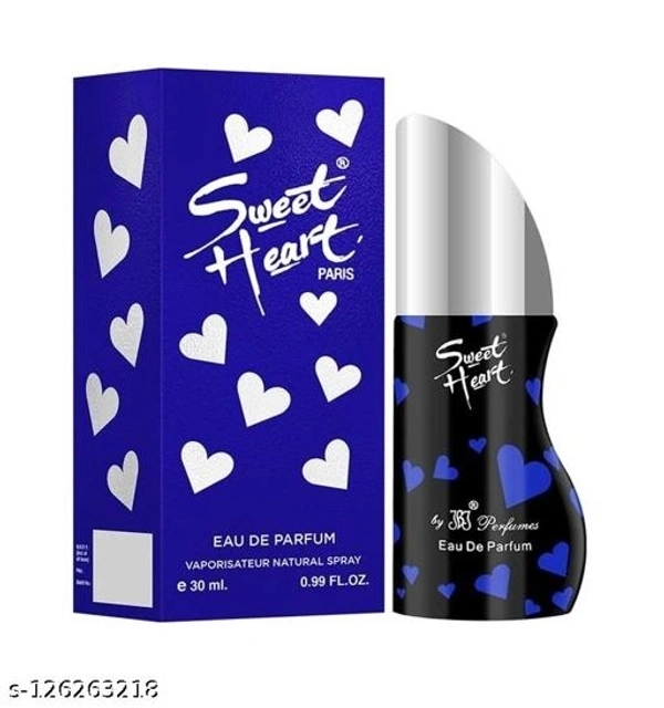 Sweet Heart perfume EAU DE perfume 30ml natural spray colour blue - Free Size