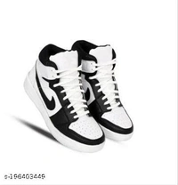 BEST QUALITY AIR JORDANS  FIRST COPY SHOES BLACK & WHITE COLOUR - IND-7