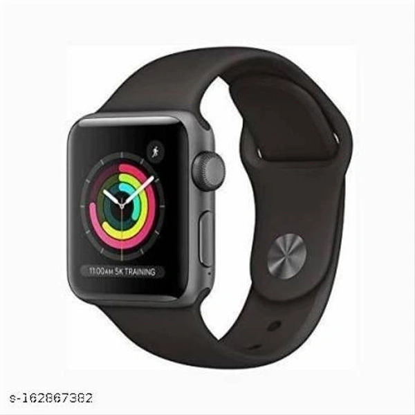 T500 Full Touch Screen Bluetooth Smart watch with Body Temperature, Blood Pressure, Heart Rate & with All 3G/4G/5G Android & iOS Smartphones for Men & Women (Black) of Best Quality - Free Size