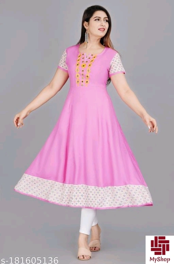 Anarkali Kurtis - Free Size