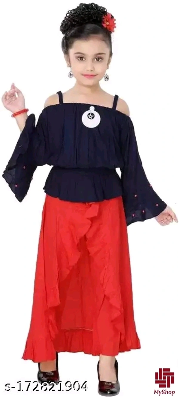 Modern Funky Girls Top & Bottom Sets - 3-4 Years