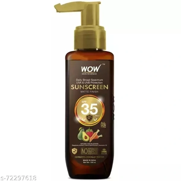 WOW Skin Science Sunscreen Matte Finish - SPF - Free Size
