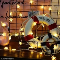 Mini Star 16 Led String Lights Christmas Tree, New Year, diwali Garden Decoration Pack Of 2 - Free Size