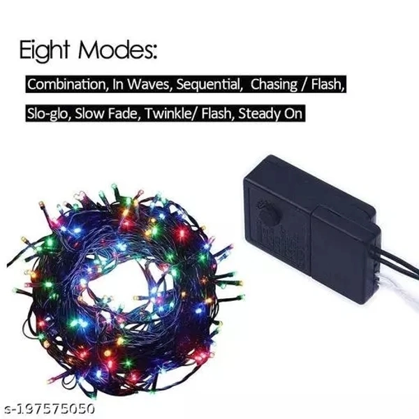 LED String Serial Light 30 Meter With 8 Modes Changing Controller. Waterproof & Flexible Copper LED Serial String Lights - LED Lights for Home Decoration, Diwali ,Home Decoration & Christmas – (Multicolor)Pack of 1 - Free Size