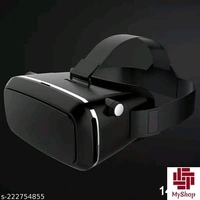 VR PRO VIRTUAL REALITY 3D GLASSES HEADSET Premium VR Box - Black, Free Size