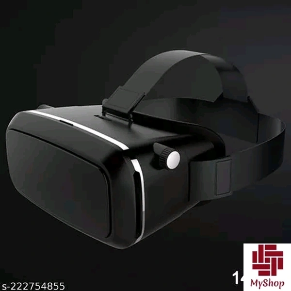 VR PRO VIRTUAL REALITY 3D GLASSES HEADSET Premium VR Box - Black, Free Size