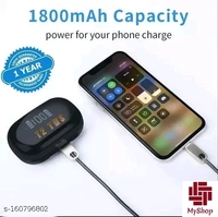 T2/M10 TWS Bluetooth Earphone Plextone xMowi TWS T2 & Wired RX1 Earphone Gaming With Mic Noise Cancelling True Wireless Earphones 45ms UltraHeadsets - Black, Free Size