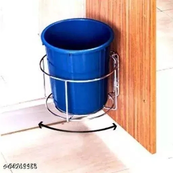 Epic Stainless Steel Bin Holder | Dustbin Holder | Modular Kitchen Storage Holder| - Free Size