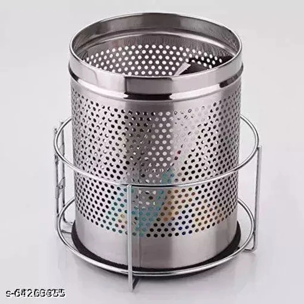 Epic Stainless Steel Bin Holder | Dustbin Holder | Modular Kitchen Storage Holder| - Free Size