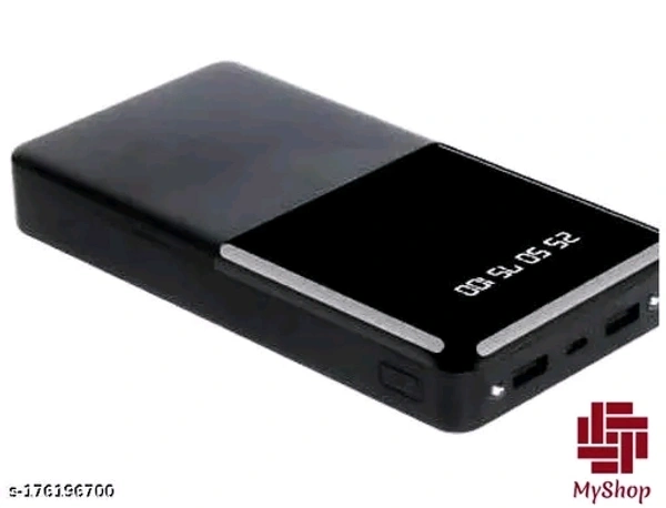 Super Speed 50000mAh Power Bank DUAL USB With DUAL TORCH - Free Size
