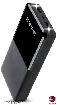 Super Speed 50000mAh Power Bank DUAL USB With DUAL TORCH - Free Size