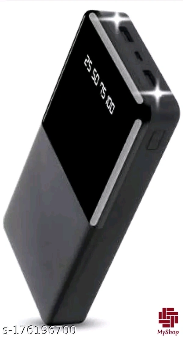 Super Speed 50000mAh Power Bank DUAL USB With DUAL TORCH - Free Size