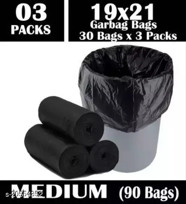 SKYWHALE Fancy Garbage Bags & Holder - Free Size