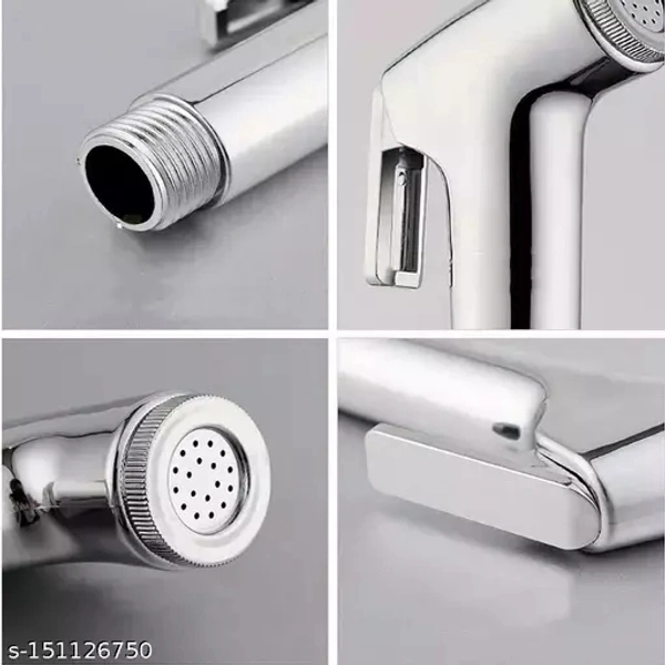 fastgear by Fastgear Health Faucet with 2way/twin Bib-tap/Angle Wall for Bathroom/Kitchen/Garden Trendy Design water Saving Aerator Suitable for Washbasin Bathroom &Kitchen Health Faucet - Free Size