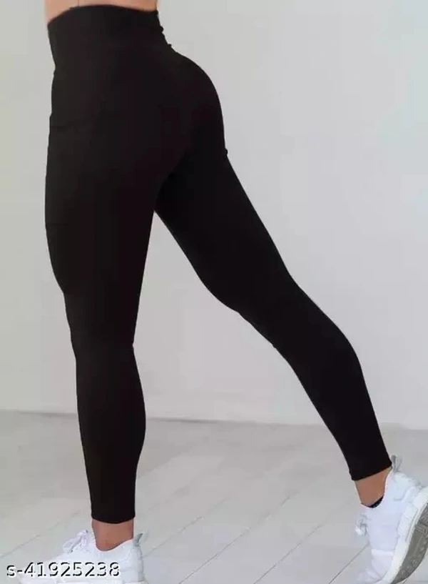 Black Yoga Pants - Black, 26