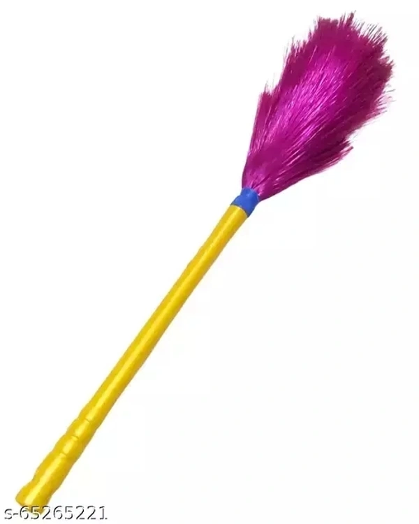Dust Free Foldable Plastic Broom - Free Size