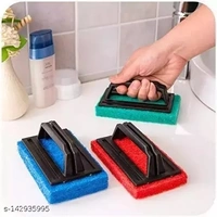 Scrubber Brush for Bathroom Kitchen Floor Cleaner, Floor Scrub Pad, Tile Cleaning Scrubber Brush, Sink Cleaning Brush (Pack of 1) - Free Size