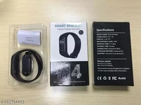 M4 band.  Full Touch Screen Bluetooth Smart watch with Body Temperature, Blood Pressure, Heart Rate & with All 3G/4G/5G Android & iOS  for Men & Women (Black)3 - Black, Free Size