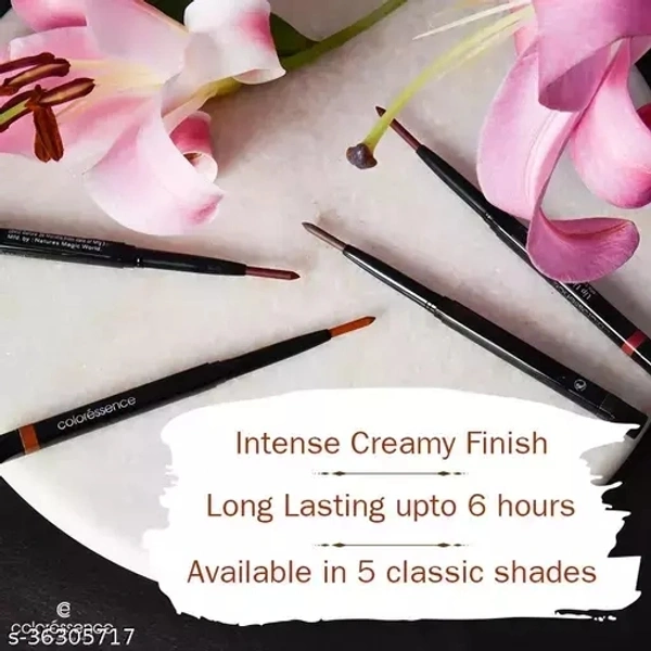 Coloressence Coloressence Lip Liner Pencil Long Lasting Pigmented Waterproof Formula - Rust - Free Size, Solid Pink