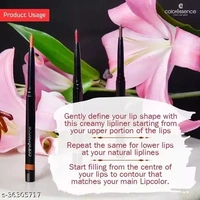 Coloressence Coloressence Lip Liner Pencil Long Lasting Pigmented Waterproof Formula - Rust - Free Size, Solid Pink