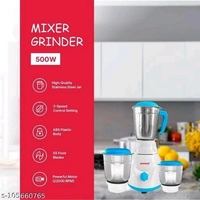 Bluemix Mixer grinder With high Performance Motor  for day to day use - Free Size