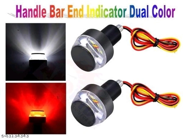Front, Rear, Side LED Indicator Light for Hero Splendor Plus  (White, Yellow) - Free Size