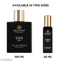 Bella Vita Organic CEO Men Perfume Office Wear - 100 ml - Free Size