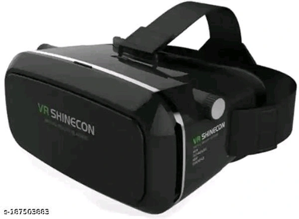 TZ Vr Pro Virtual Reality 3D Glass Hand Set Black color - Free Size
