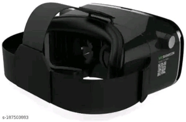 TZ Vr Pro Virtual Reality 3D Glass Hand Set Black color - Free Size