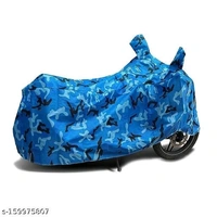 Honda Activa 100% Water Resistant & Dustproof , Honda Activa 6G/5G/4G/3G/125 All Activa Body Cover/Scooty Cover/Water Proof/Rain Resistant Body Cover In All Weather Conditions Bike Body Cover for all Bikes & Scooty Universal Size (Blue Jungle) - Free Size