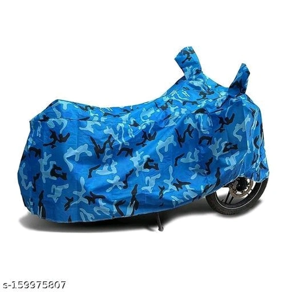 Honda Activa 100% Water Resistant & Dustproof , Honda Activa 6G/5G/4G/3G/125 All Activa Body Cover/Scooty Cover/Water Proof/Rain Resistant Body Cover In All Weather Conditions Bike Body Cover for all Bikes & Scooty Universal Size (Blue Jungle) - Free Size