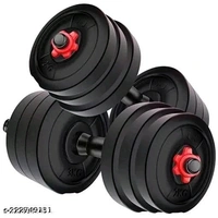ndian Sports  RSN 10 kg home gym ( 2.5 kg 4 pvc plate + 2 dumble rod ) best home gym set. Adjustable Dumbbell  (10 kg) - Free Size