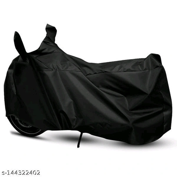 Hero Glamour Black Bike Cover Water Resistant Protection in All Weather Conditions, ( Dust Proof, UV Rays Protection) Bike & Scooty Cover Universal Size - Free Size