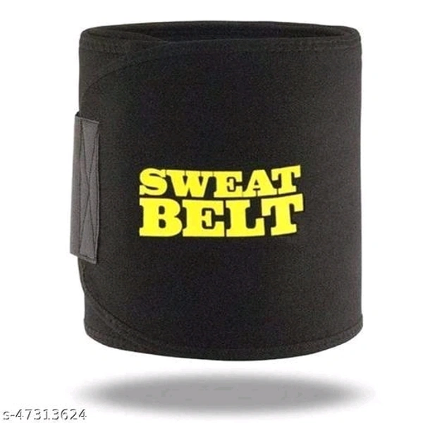 Sweat Slim Belt for Men and Women, Tummy Trimmer, Body Shaper, Sauna Waist Trainer - Free Size