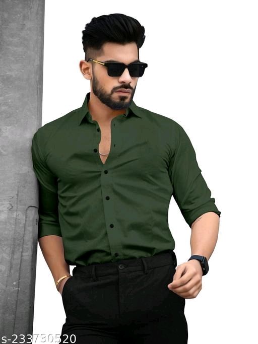 Formal plain shirt Men s Regular Fit Shirt