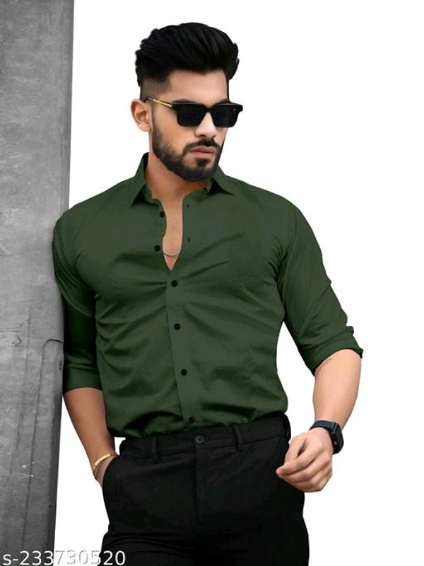 Formal plain shirt Men's Regular Fit Shirt - XXL