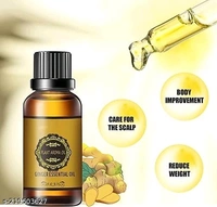 Ginger Essential Oil | Ginger Oil Fat Loss | Fat Burner Fat loss fat go slimming weight loss body fitness oil Shaping Solution Shape Up Slimming Oil For Stomach, Hips & Thigh - Free Size
