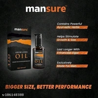 ManSure Grow Long Massage Oil For Men - 1 Pack (30ml) - Free Size