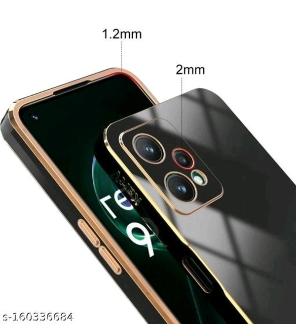 Back  Cover For Realme 9 Pro 5G, OnePlus Nord CE 2 LITE  (Gold, Camera Bump Protector, Silicon) - Free Size