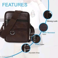 Stylish Shoulder Cross Body Office Business Messenger Bag for Men and Women - Free Size