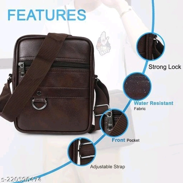 Stylish Shoulder Cross Body Office Business Messenger Bag for Men and Women - Free Size