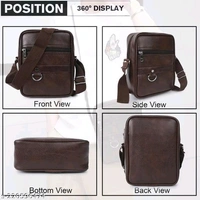 Stylish Shoulder Cross Body Office Business Messenger Bag for Men and Women - Free Size