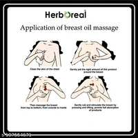 Herboreal Aryuvedic Pure Breast Massage Oil 100 ml - Free Size