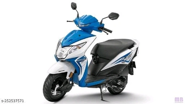 Honda Dio Blue Colour Full Scooty Sticker Kit Strong and Self Adhesive Good Quality Vinyl Sticker - Free Size