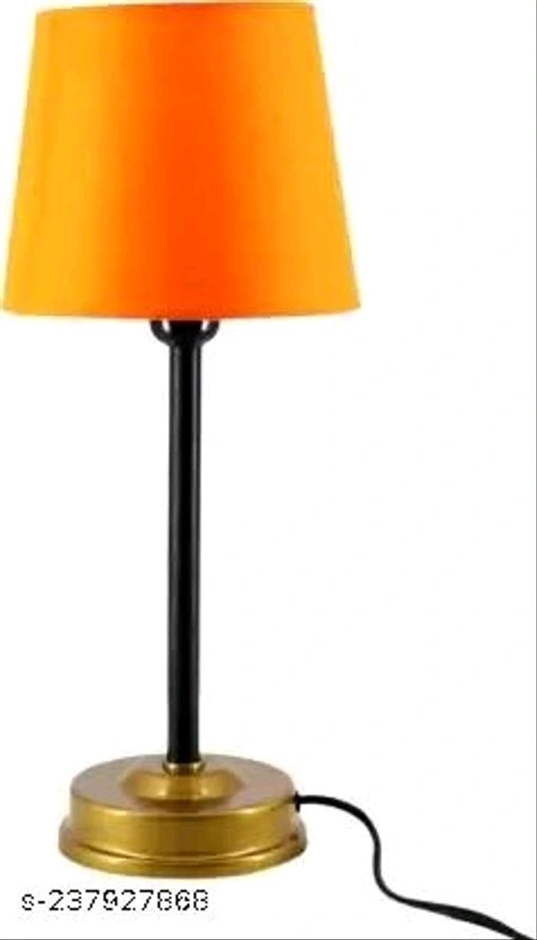 Creative Gallery Round Lamp Shade 16 inches for Bedside, Living Room, Home Decoration (ORANGE) Table Lamp  (41 cm, Orange) - Free Size