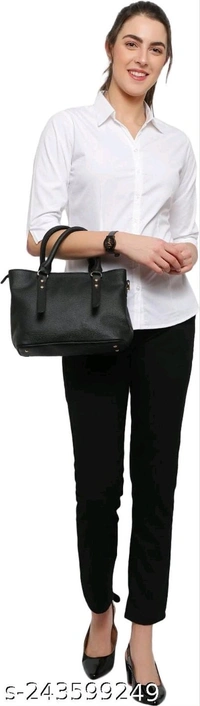 Women Formal Office Going Shirt White - S